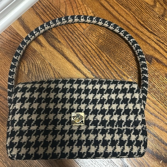 ANINE BING NWOT Nico Bag in Black & Beige - Picture 1 of 4